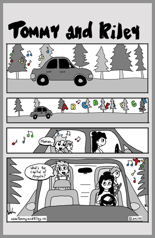 A Tommy and Riley Comic: Driving Around